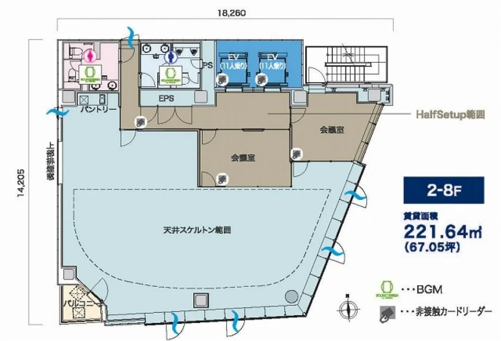 京橋宝町PREX 3 フロア図面 29
