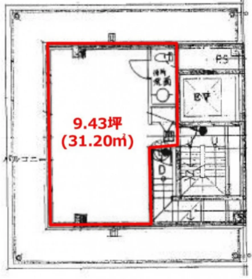 新川一丁目ビル 7 フロア図面 31
