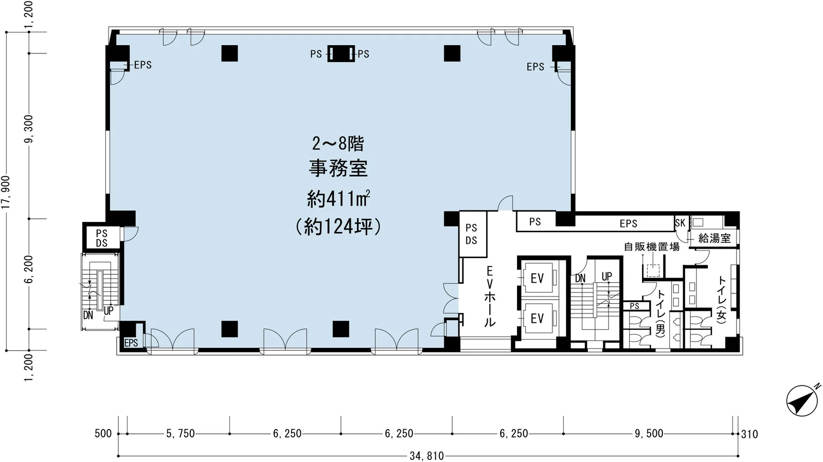 KDX銀座一丁目ビル 7 フロア図面 28