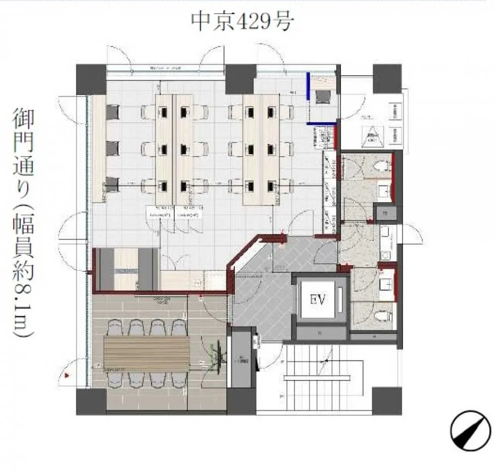 銀座槇町ビル 3 フロア図面 14