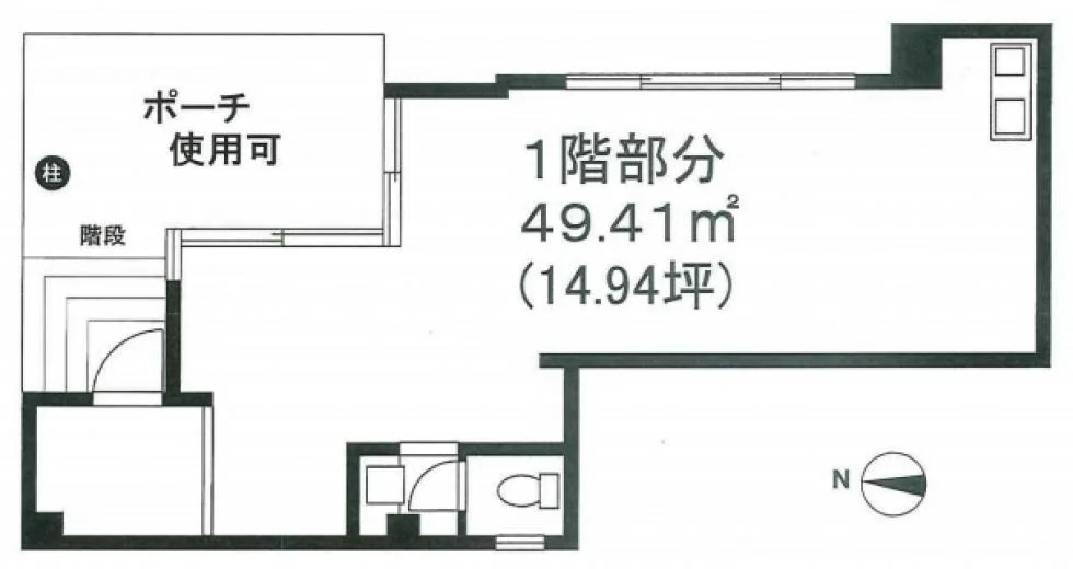 名倉ビル 1 フロア図面 7