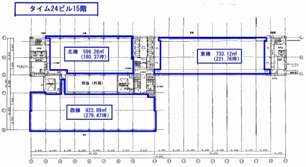 タイム24ビル(TIME24ビル) 15 フロア図面 7