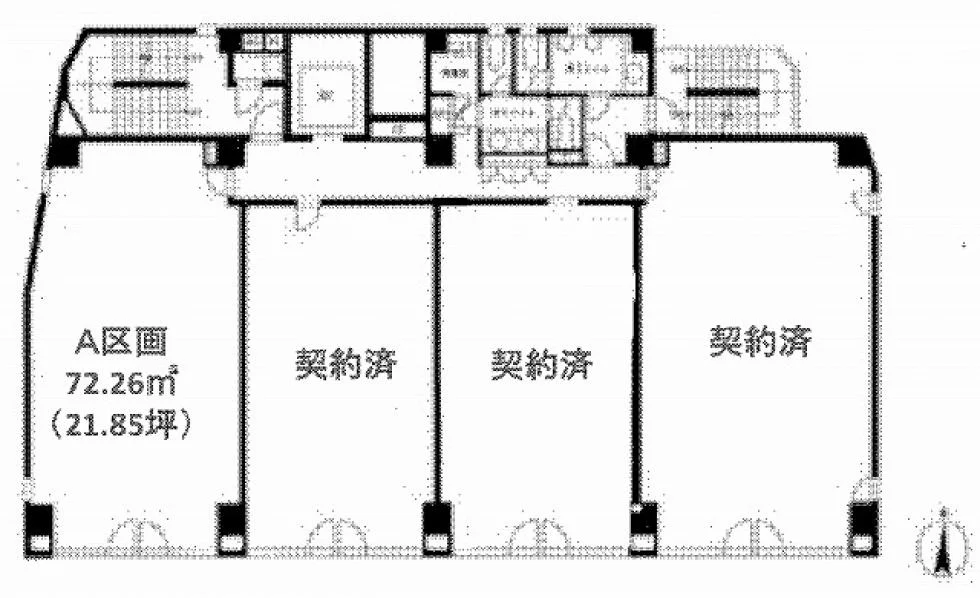 VORT東陽町ビル 7 フロア図面 1
