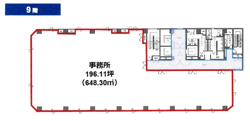 京阪亀戸ビル 9 フロア図面 21