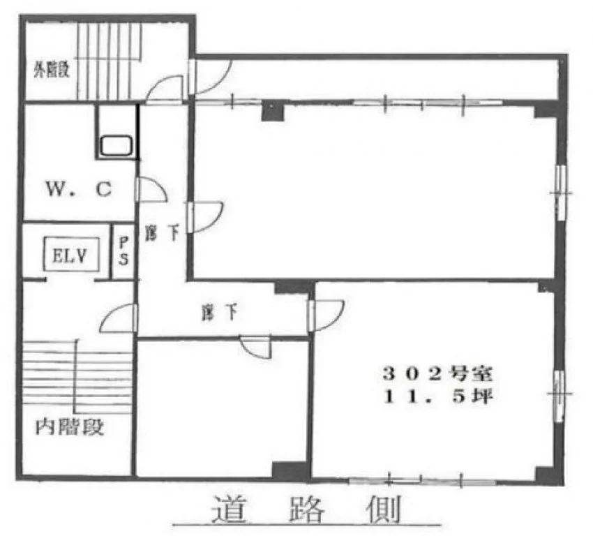 萩原商店ビル 3 フロア図面 6