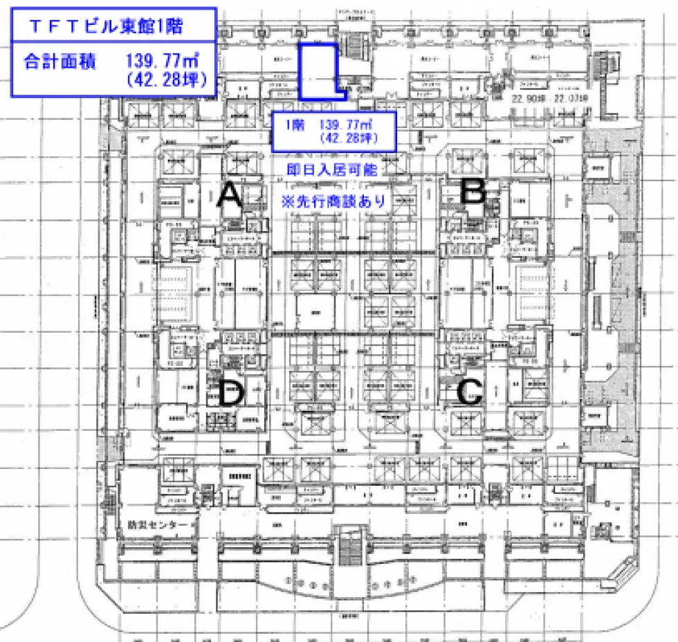 タイム24ビル(TIME24ビル) 1 フロア図面 1