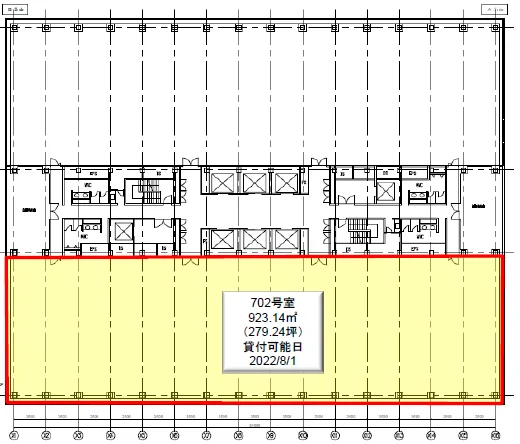 新木場センタービル(新木場ライフサイエンスハブ) 7 フロア図面 1
