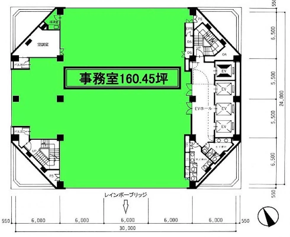 イシマビル 3 フロア図面 1