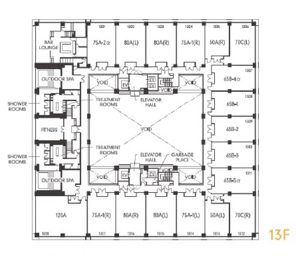 THE SOHO(the SOHO) 13 フロア図面 1