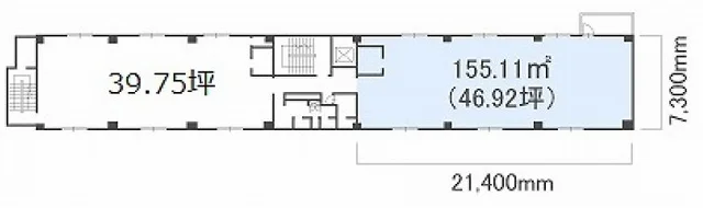 佐賀町MDビル 5 フロア図面 1