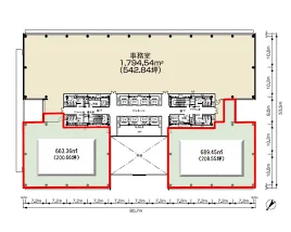 NBF豊洲キャナルフロント 2 フロア図面 1