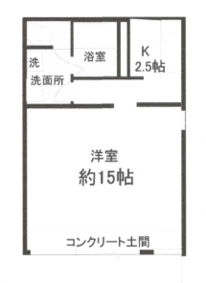 カタスミ深川亀久 2 フロア図面 4