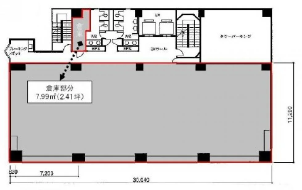 MAビル 8 フロア図面 1