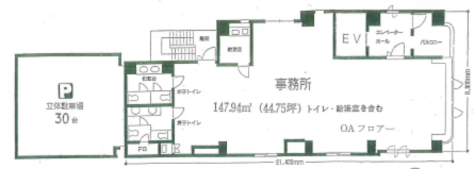 サンメッセTOKYO 8 フロア図面 1