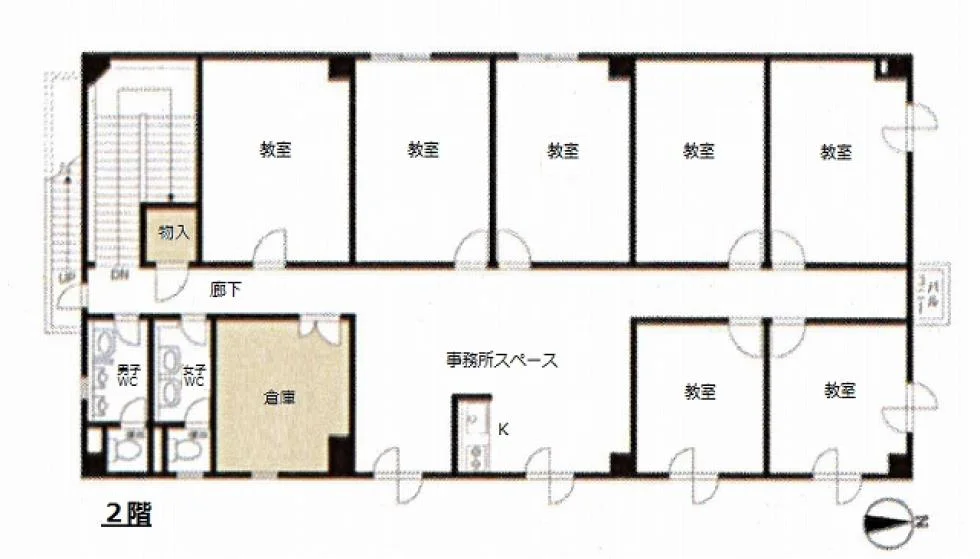 北砂小西(北砂4丁目)ビル 2 フロア図面 9
