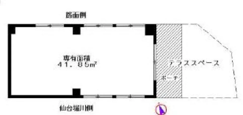 テラスハウス木更木橋 1 フロア図面 7