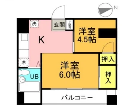 富士見コーポビアネーズ 5 フロア図面 4