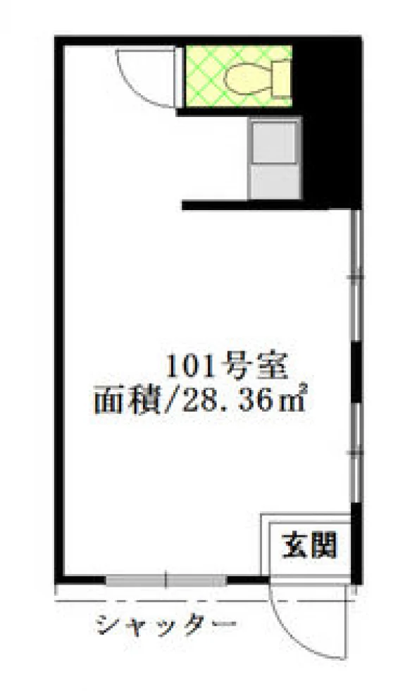 第5エムコーポ 1 フロア図面 9