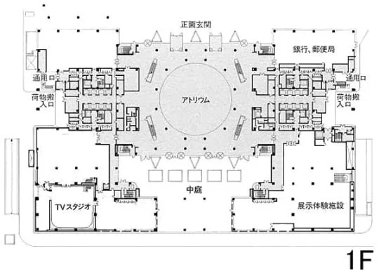 テレコムセンタービル 1 フロア図面 1
