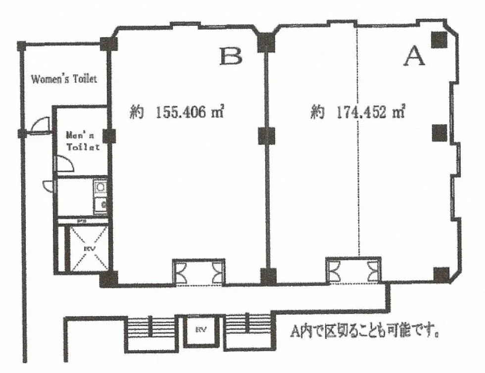 鯨岡第1ビル 5 フロア図面 1