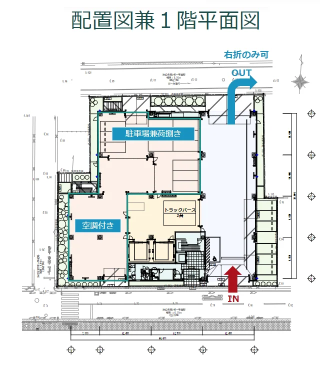 プロロジスアーバン東京錦糸町1 1 フロア図面 1