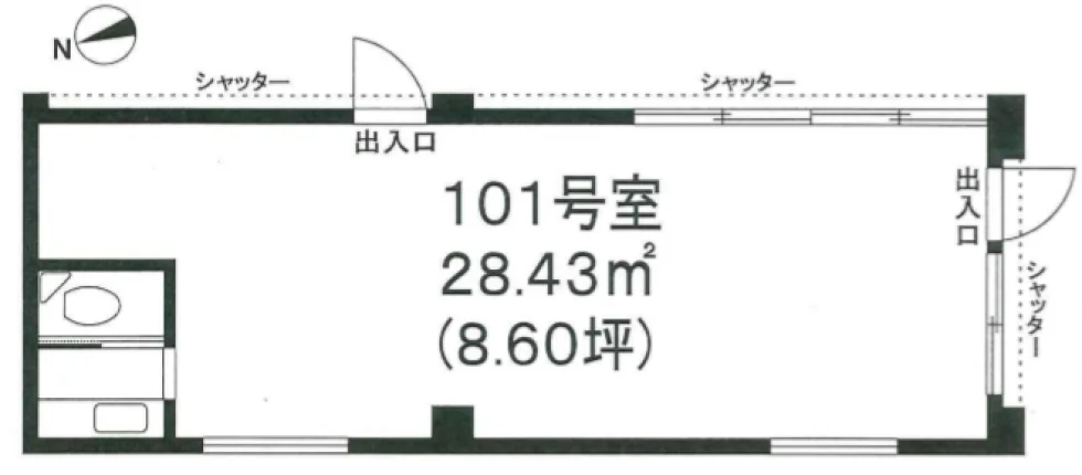 京徳第2ビル 1 フロア図面 9