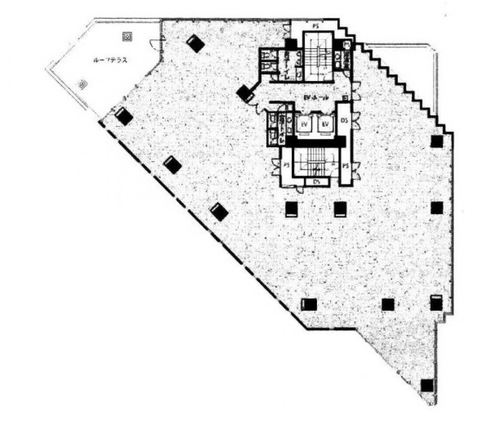 オフィスニューガイア東陽町No.64 9 フロア図面 1