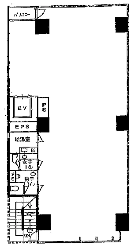 FUJISAKI KAMEIDO東口ビル 4 フロア図面 1