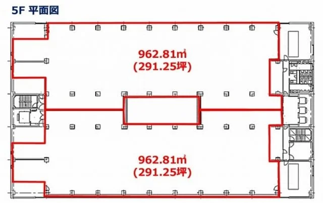 JMFビル東陽町02 5 フロア図面 1