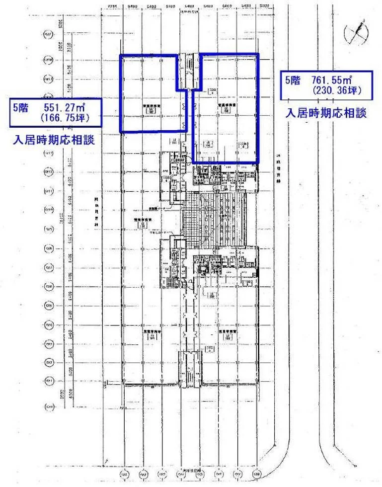 TFTビル西館 5 フロア図面 1