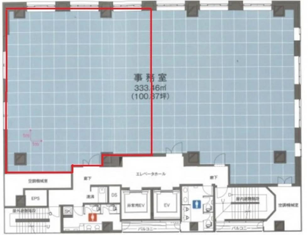 虎の門髙木ビル 3 フロア図面 9