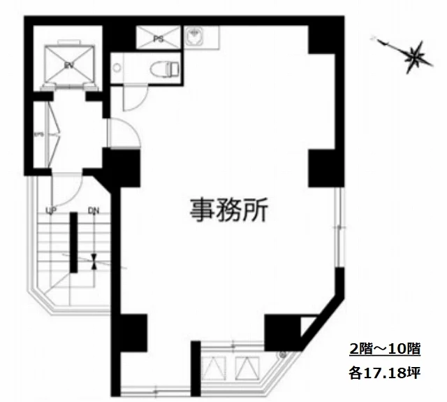 COMMON Akasaka 10 フロア図面 9