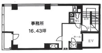 昭和アステック5号館ビル 6 フロア図面 9
