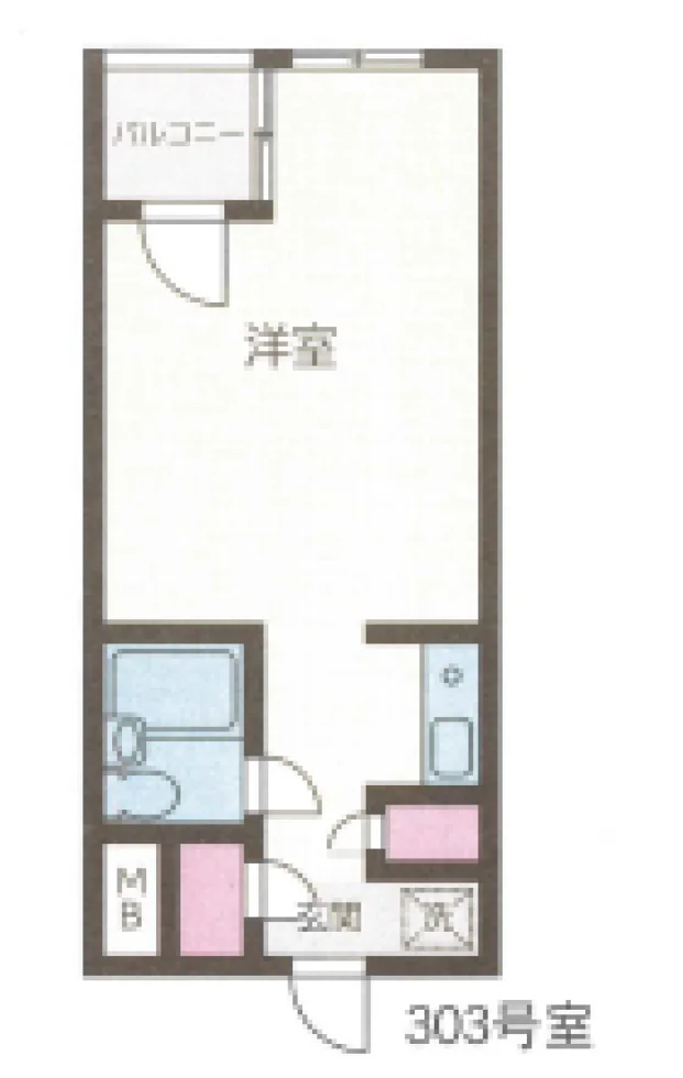 カーム乃木坂ビル 3 フロア図面 9