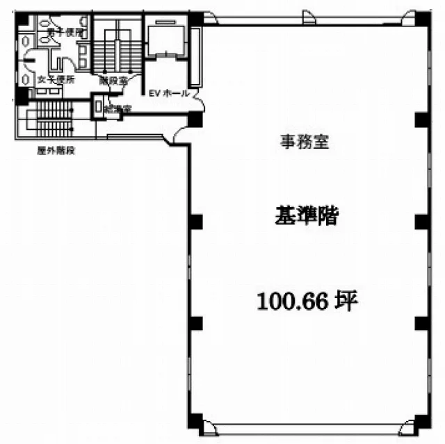 RBM芝パークビル 5 フロア図面 9