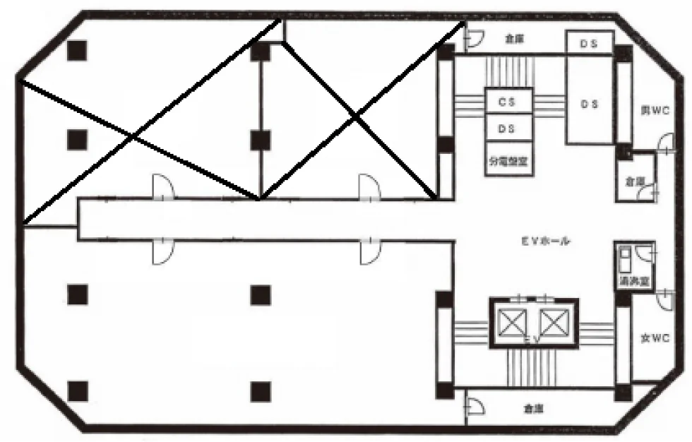 新橋駅前ビル2号館 4 フロア図面 11