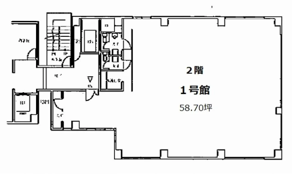 神宮外苑ビル 2 フロア図面 10
