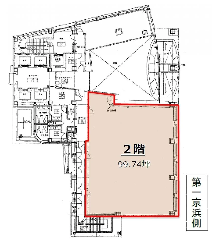 芝2丁目ビル 2 フロア図面 5