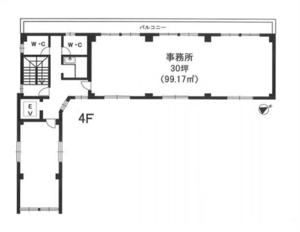 千代川ビル 4 フロア図面 9
