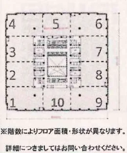 品川シーズンテラス 18 フロア図面 5