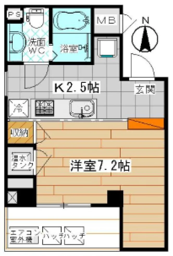南青山STUDIO FLAT(南青山スタジオフラットビル) 3 フロア図面 5
