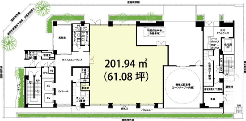 A-PLACE田町イーストビル 1 フロア図面 6
