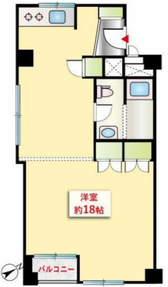高輪グランドハイツ 5 フロア図面 4