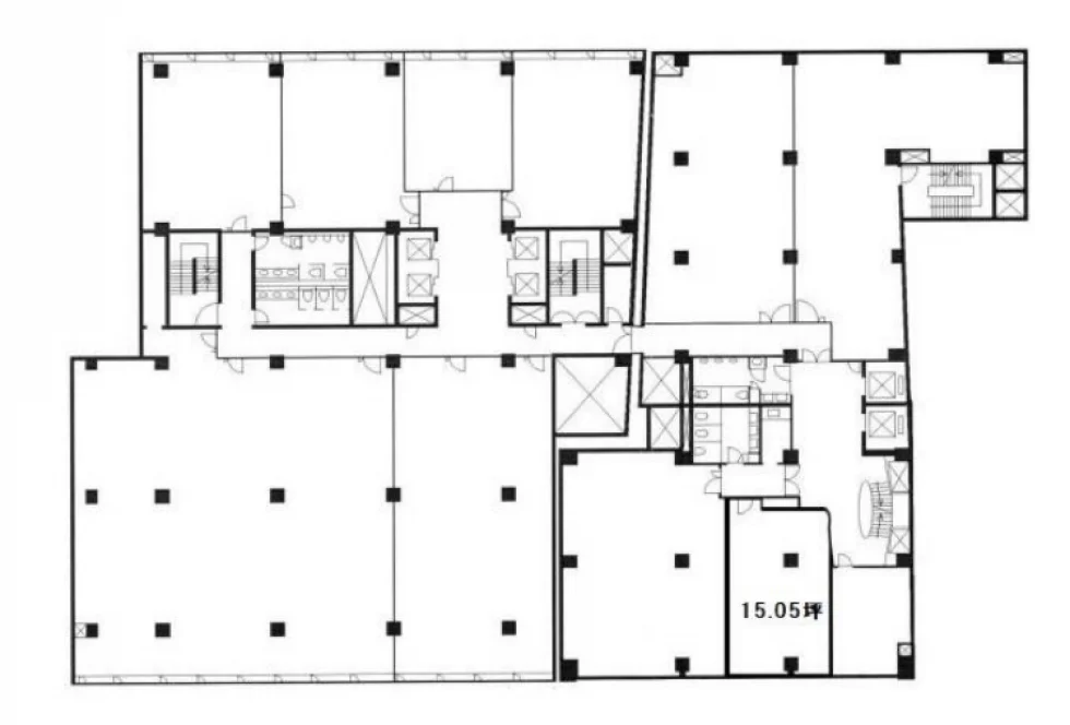 虎ノ門実業会館(本館) 3 フロア図面 9
