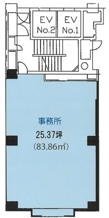 青山小原ビル 4 フロア図面 9