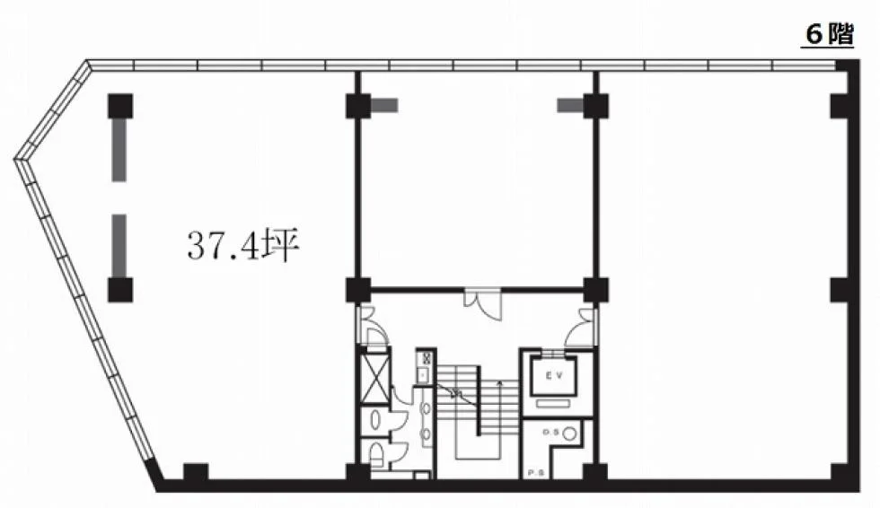 全国たばこビル 6 フロア図面 6