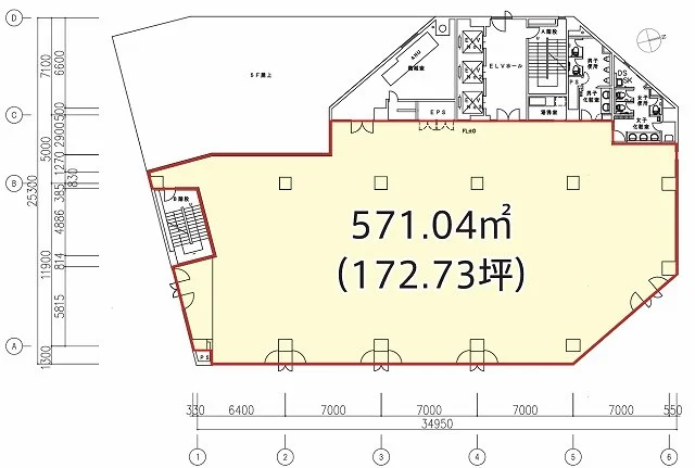 オーク高輪ビル 8 フロア図面 9