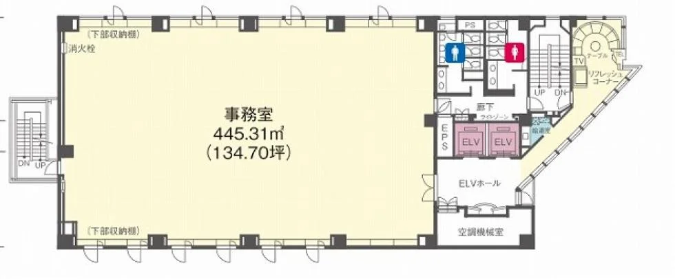 赤坂SHASTA・EAST(赤坂SHASTA EAST赤坂シャスタイースト) 4 フロア図面 9