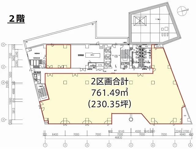 オーク高輪ビル 2 フロア図面 9