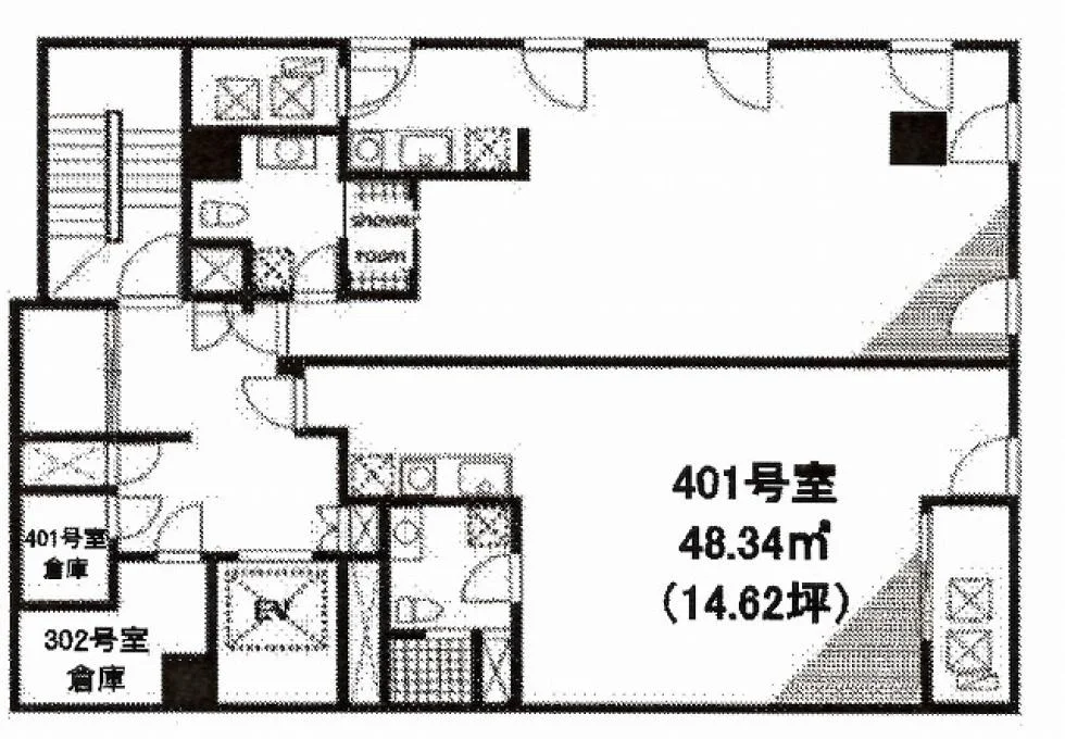 ASITIS芝(アジティス芝)ビル 4 フロア図面 9